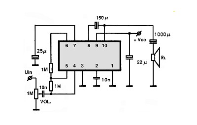 SL414 circuito eletronico