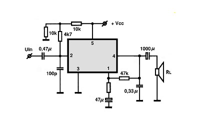 SN76002 circuito eletronico