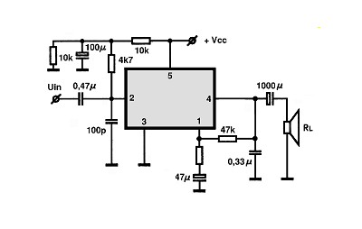 SN76008 circuito eletronico