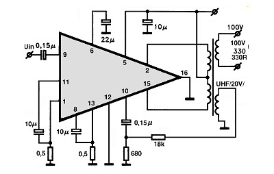 STK067 circuito eletronico
