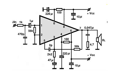 STK077 circuito eletronico