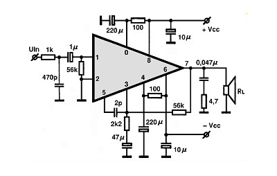 STK082-105 circuito eletronico