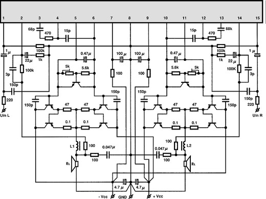 STK350-010 circuito eletronico