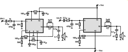 STK401-210 circuito eletronico