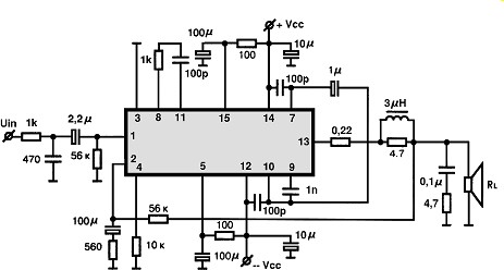 STK4024V circuito eletronico