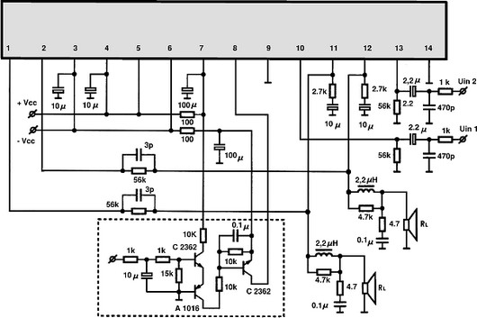 STK405-010 circuito eletronico