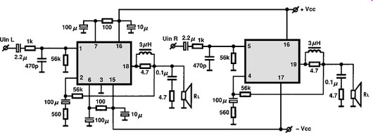 STK4100MK2 circuito eletronico