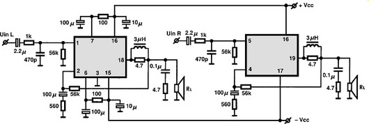 STK4100MK5 circuito eletronico