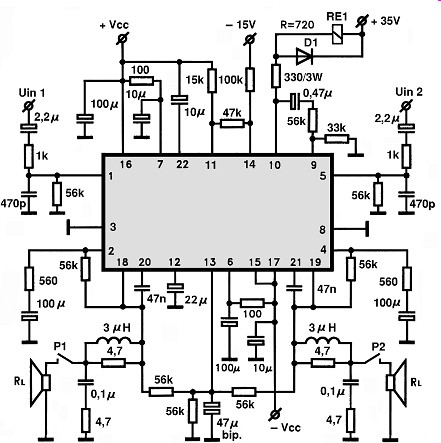 STK4145MK2 circuito eletronico