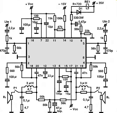 STK4145MK5 circuito eletronico