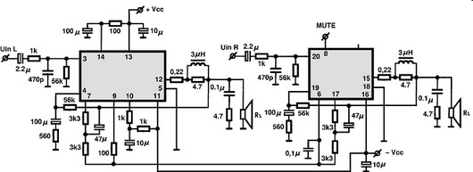 STK4161X circuito eletronico
