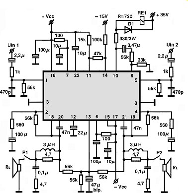 STK4164MK5 circuito eletronico