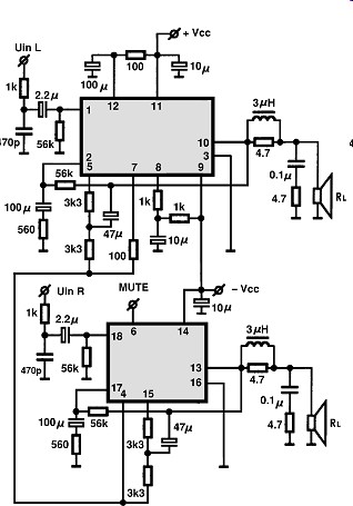 STK4171V circuito eletronico