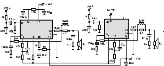 STK4196X circuito eletronico