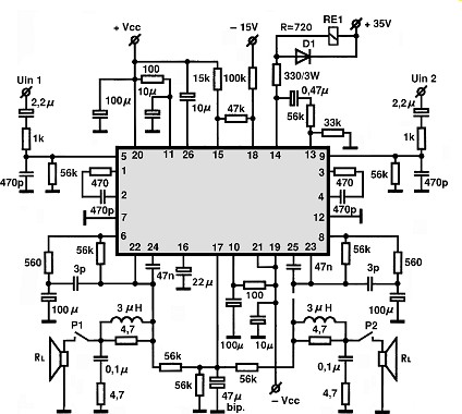 STK4205MK5 circuito eletronico