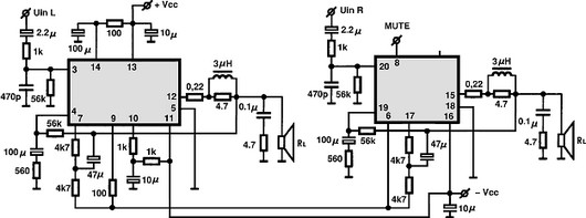 STK4211II circuito eletronico