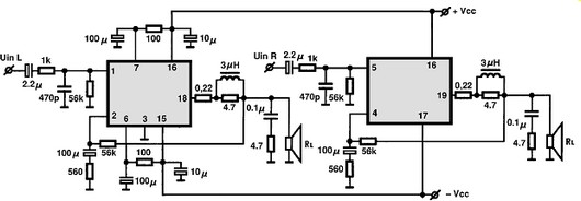 STK4230MK5 circuito eletronico