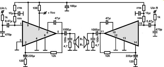 STK4332 circuito eletronico