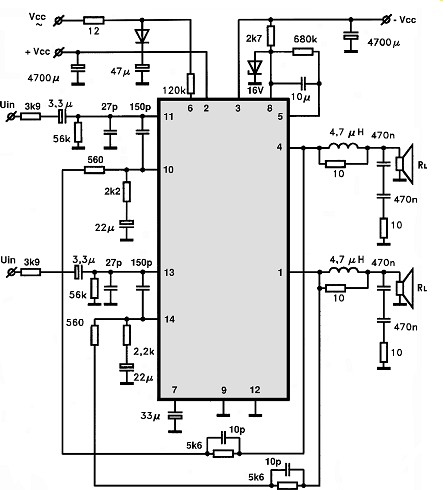 SVI3102C circuito eletronico