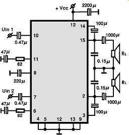 TA7769P circuito eletronico