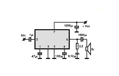 TA8213K circuito eletronico