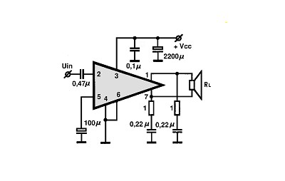 TDA2025 circuito eletronico