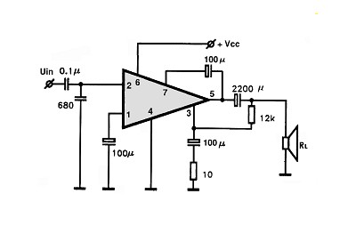 TDA2870 circuito eletronico