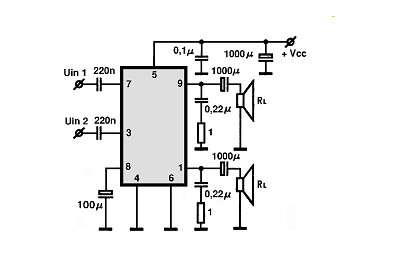 TDA4920 circuito eletronico