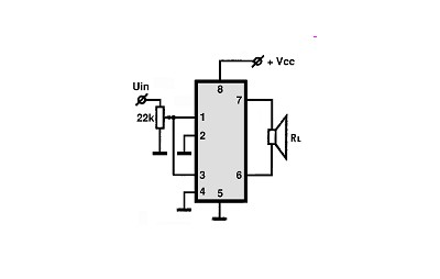 TDA7050-BTL circuito eletronico