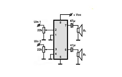 TDA7050 circuito eletronico