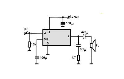 TDA7231 circuito eletronico
