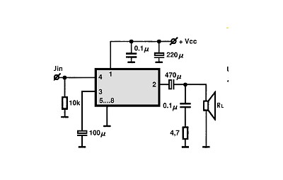 TDA7235 circuito eletronico