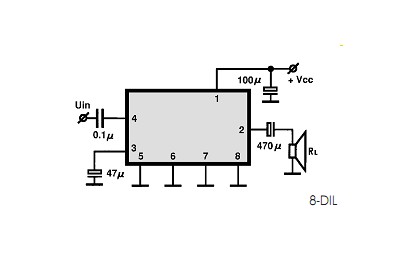 TDA7267 circuito eletronico