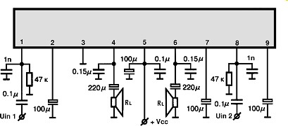 U2431B circuito eletronico