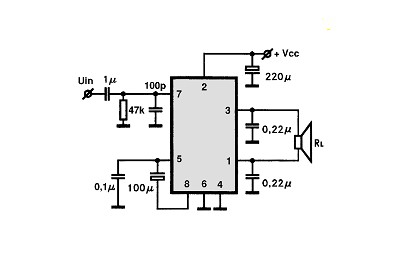 U2823B-BTL circuito eletronico