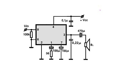 U411B circuito eletronico