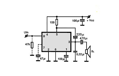 U412B circuito eletronico