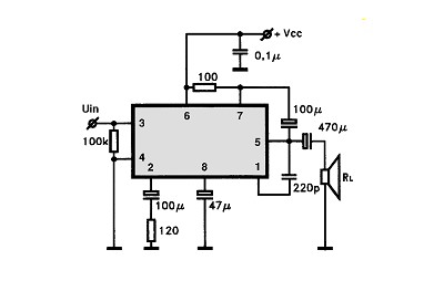 U820B circuito eletronico