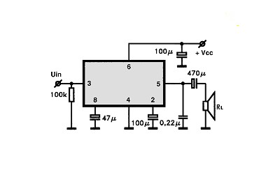 U821B circuito eletronico