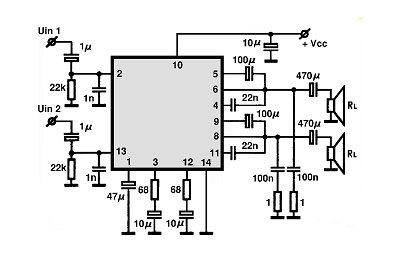 UPC1316C circuito eletronico