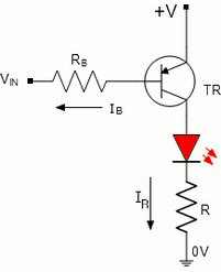 comutação con transistor pnp