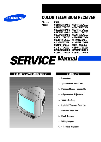 Samsung KS1A, Service Manual, Repair Schematics