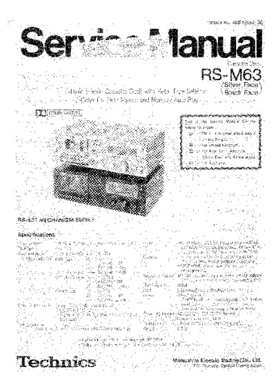 Technics RS-M63