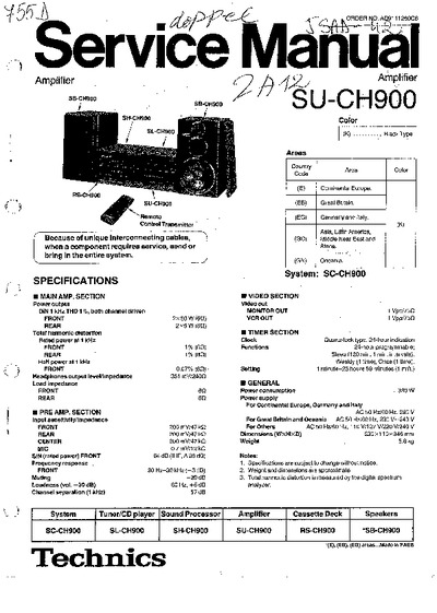 Technics SU-CH900
