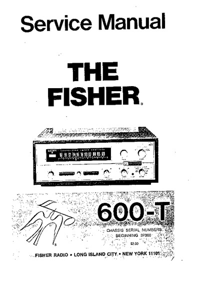 FISHER 600-T Integrated Stereo Amplifier