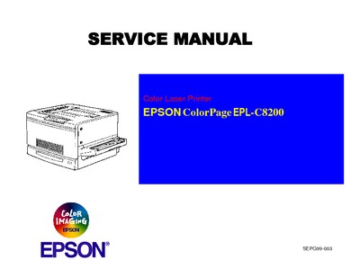 Epson EPL-C8200 Service Manual