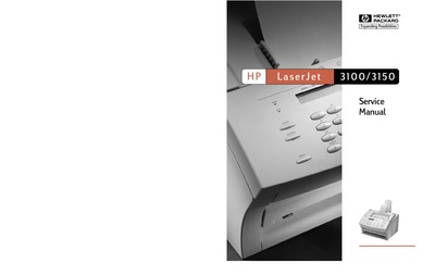 HP LaserJet 3100-3150 Service Manual