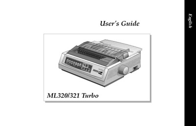 Okidata ML320 321 Manual