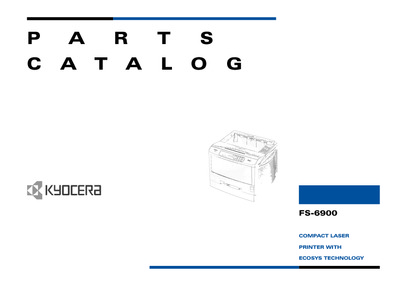 Kyocera FS-6900 Parts Manual