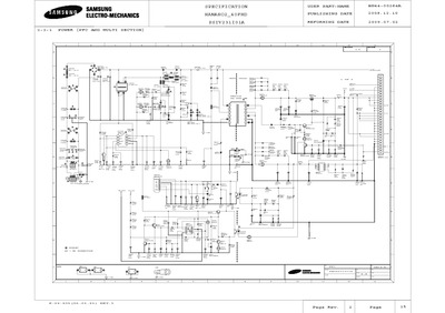 Samsung Power Board Circuit BN44-00264A